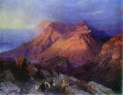 Ivan Aivazovsky Mountain Village Gunib in Daghestan. Germany oil painting artist